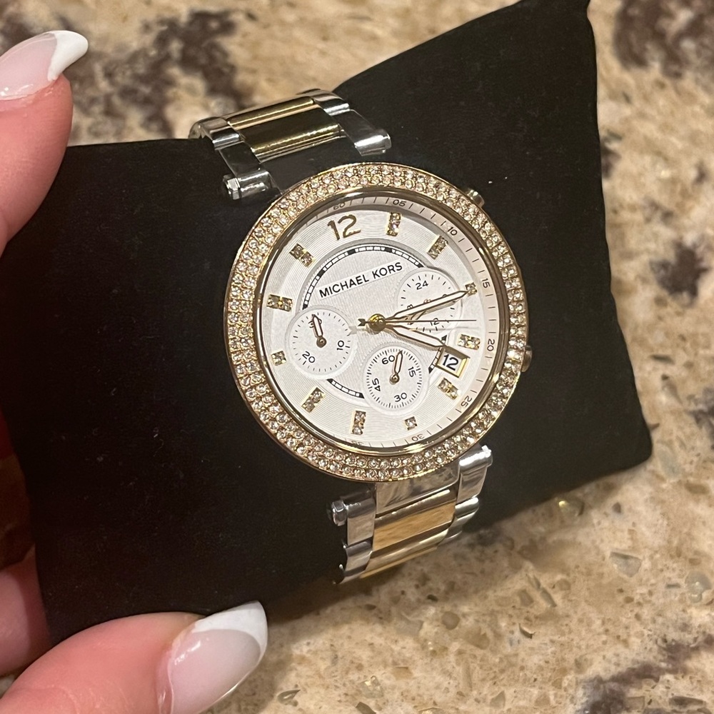 Michael Kors Parker Two-Tone Chronograph Watch